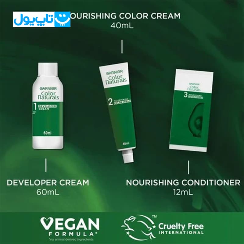 کیت رنگ مو گارنیر Garnier شماره 6.25 سری Color Naturals قهوهای شاه بلوطی حجم 40 میلی لیتر — تصویر ۵