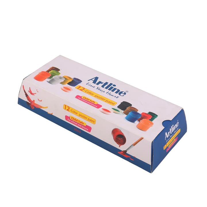 گواش 12 رنگ آرت لاین جعبه مقوایی
