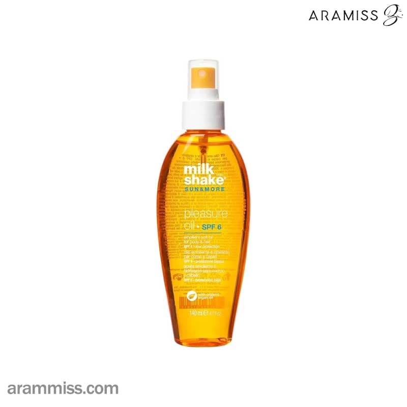 اسپری روغن نرم کننده میلک شیک بدن و مو بعد آفتاب SPF6