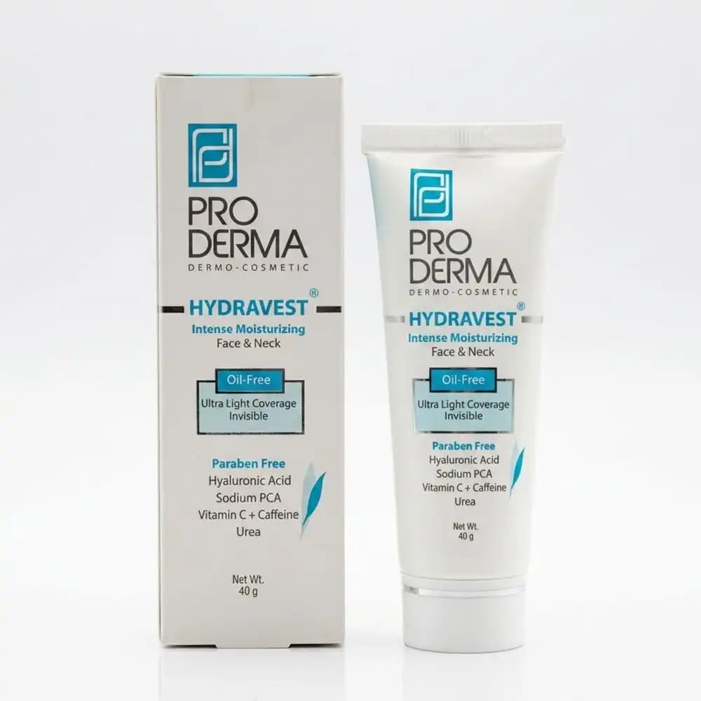 کرم آبرسان و مرطوب کننده قوی پرودرما (ProDerma) مدل هیدراوست (Hydravest) فاقد چربی حجم 40 گرم