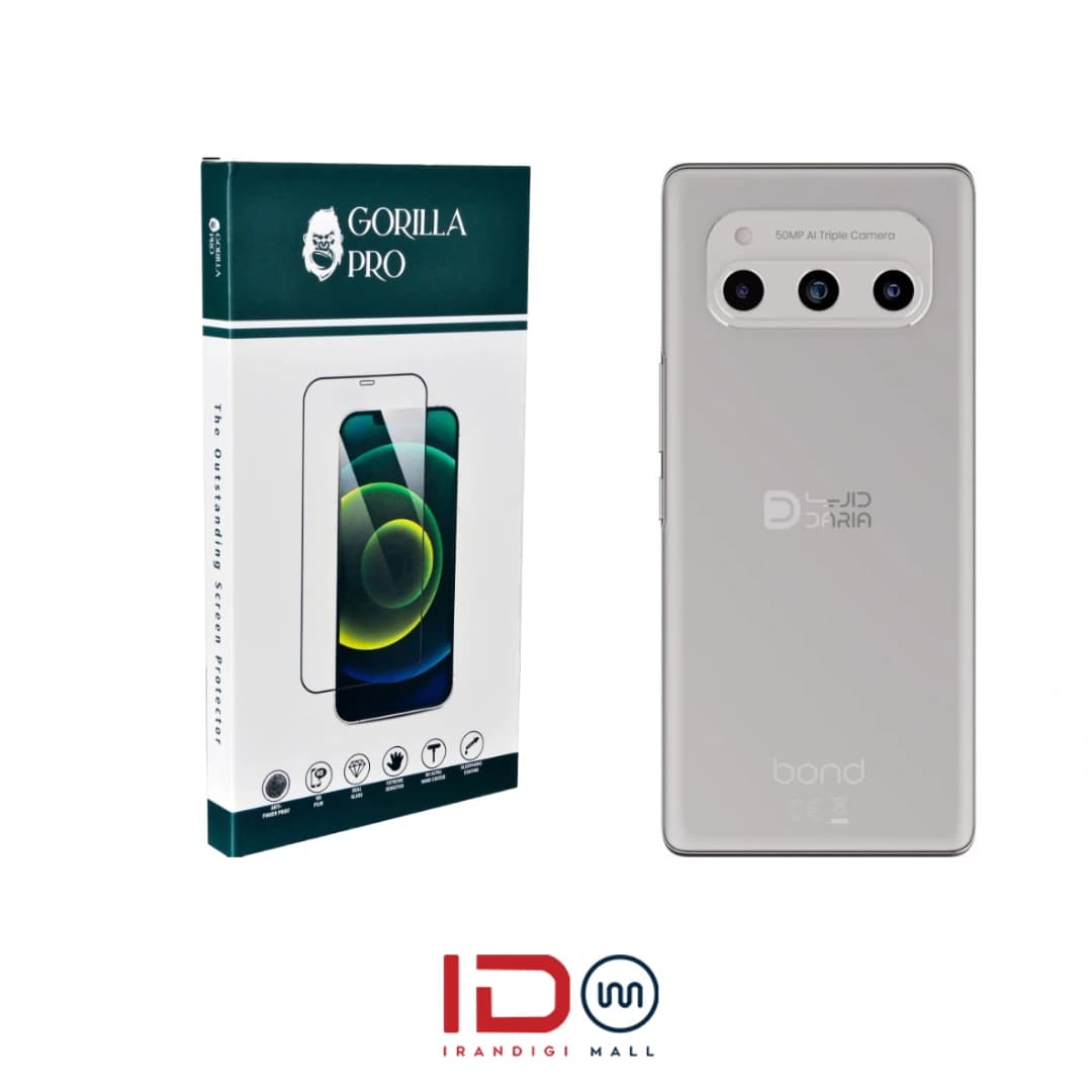 گلس و محافظ هیدروژلی (شفاف) بدنه گوشی داریا باند مدل Daria Bond 5G