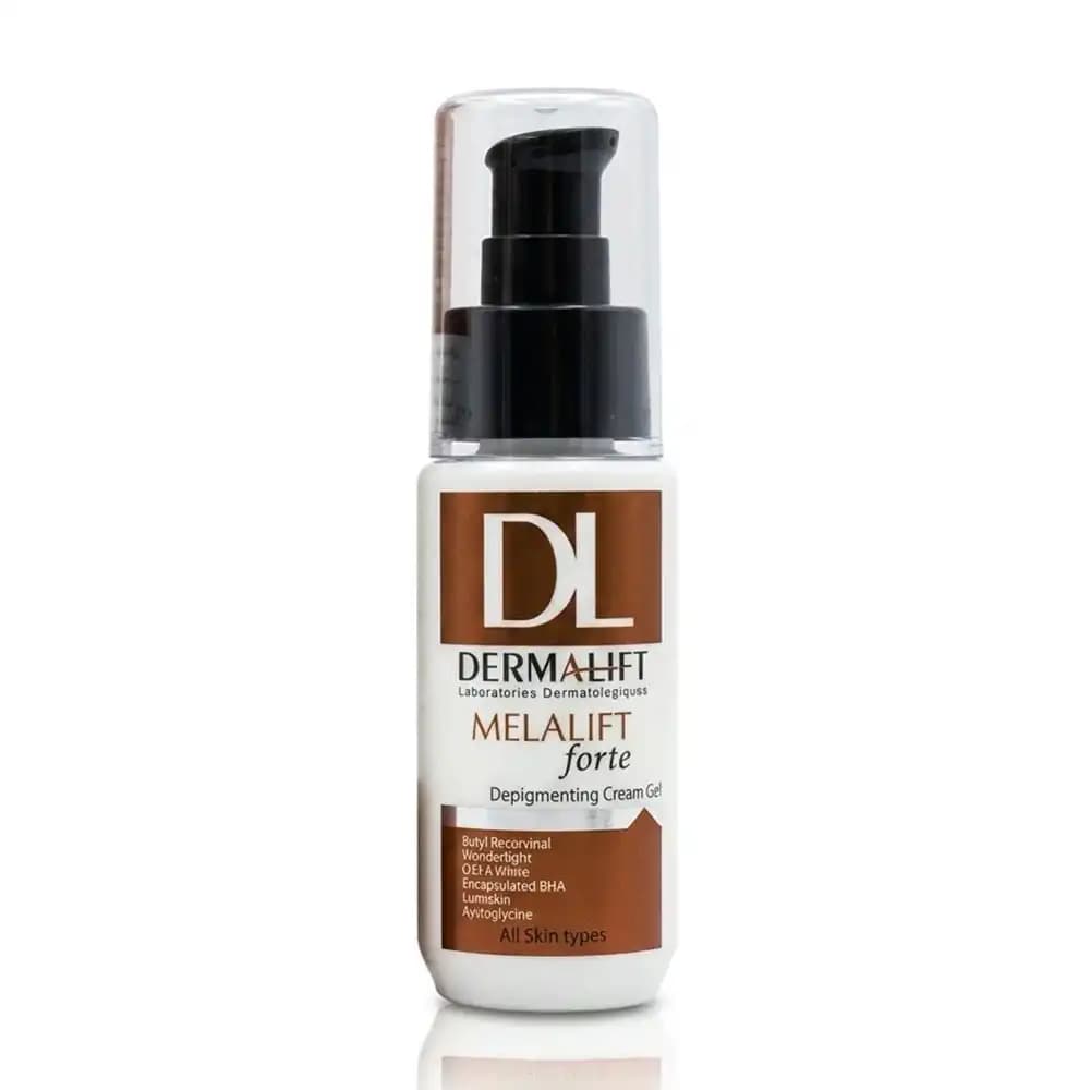 کرم ژل روشن کننده و ضد لک قوی درمالیفت (Dermalift) مدل ملالیفت فورت (Melalift Forte) حجم 50 میلی‌لیتر — تصویر ۲
