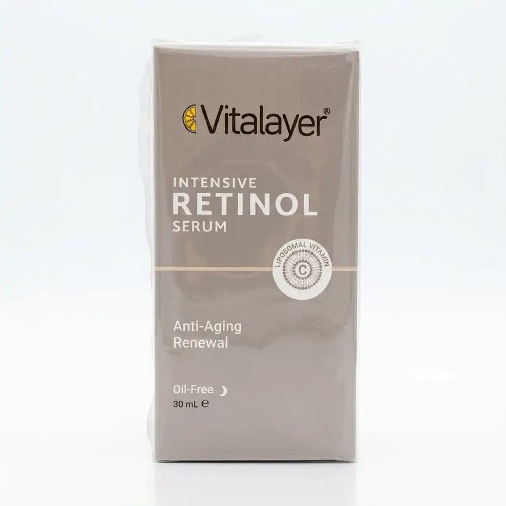سرم رتینول ویتالایر (Vitalayer) ضد چروک قوی و لایه‌بردار حجم ۳۰ میلی‌لیتر