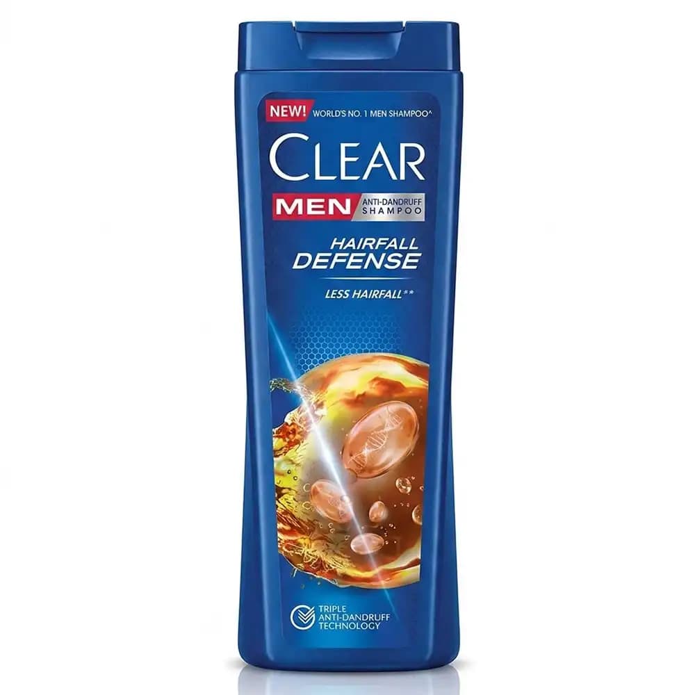 شامپو ضد شوره و ضد ریزش مردانه کلیر (Clear) مدل Hairfall Defense حجم 400 میلیلیتر — تصویر ۲