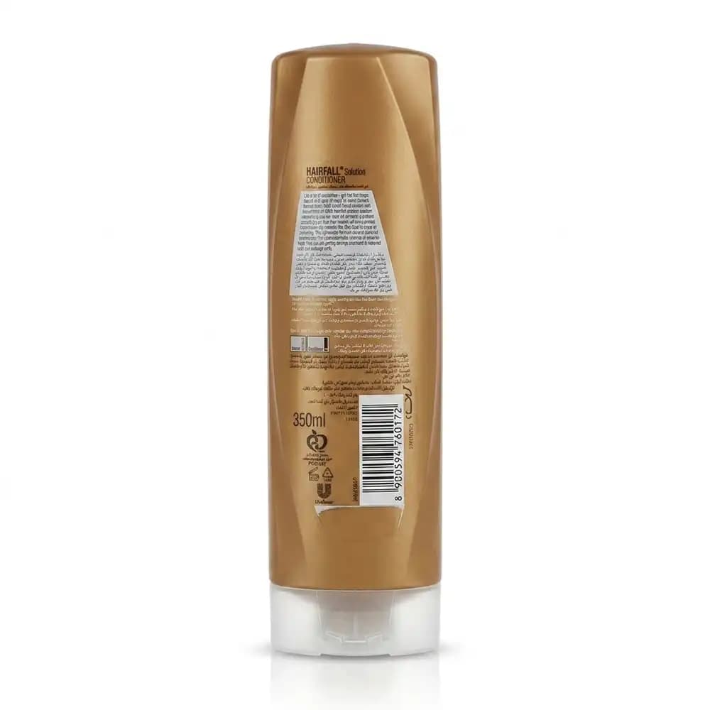 نرم کننده مو سانسیلک (Sunsilk) طلایی مدل ضد ریزش (Hairfall Solution) حجم 350 میلی‌لیتر — تصویر ۳