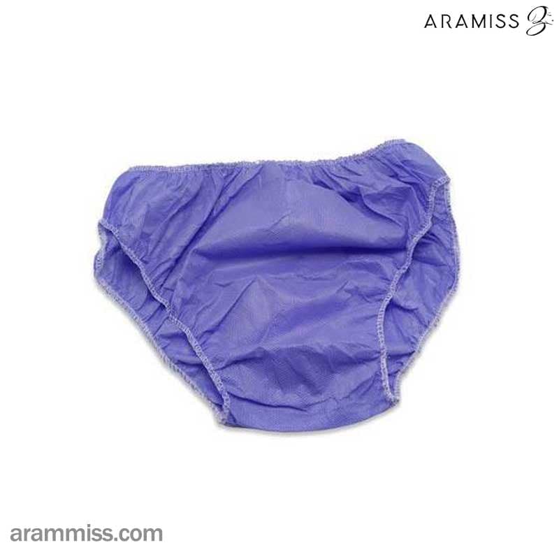 شورت یکبار مصرف مردانه گرماژ 25 رنگ آبی