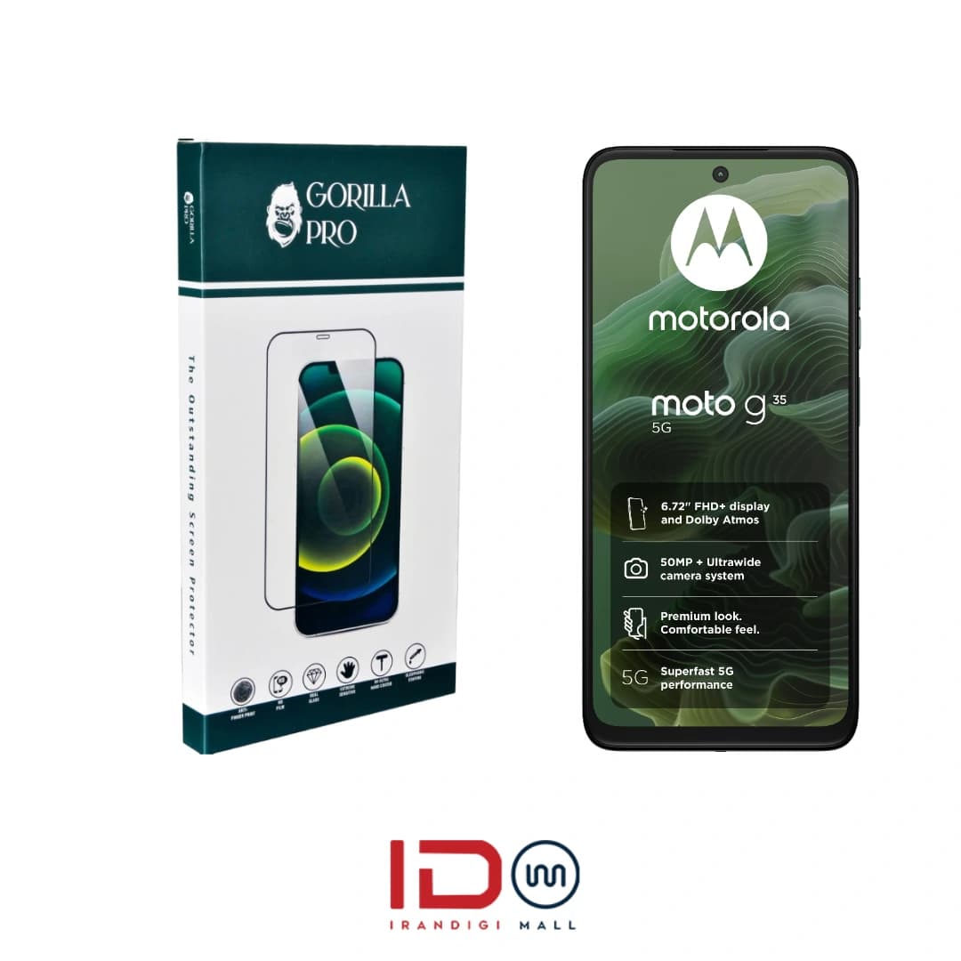 گلس و محافظ هیدروژلی (شفاف) نمایشگر گوشی موتورولا مدل Motorola G35