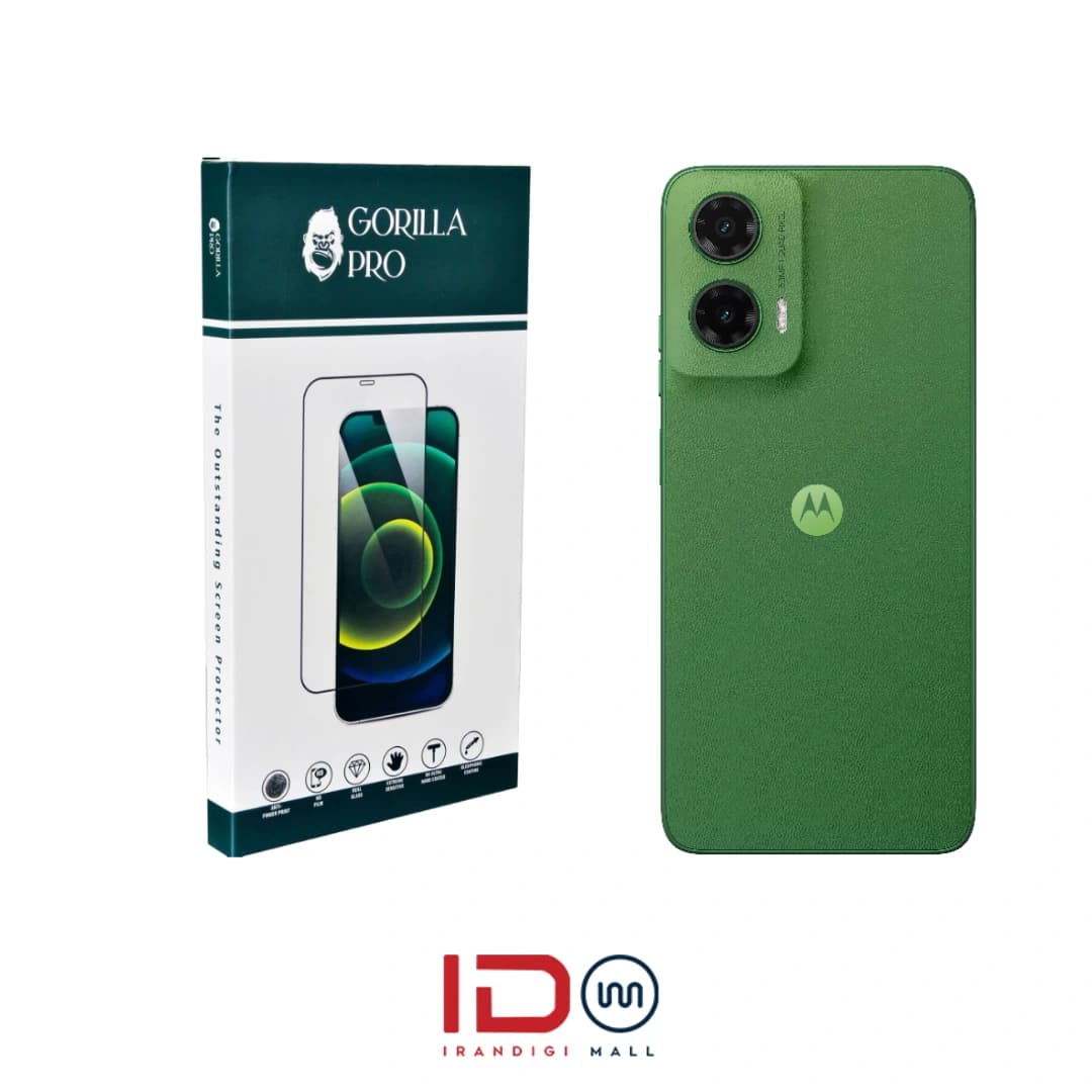 گلس و محافظ هیدروژلی (شفاف) بدنه گوشی موتورولا مدل Motorola G35