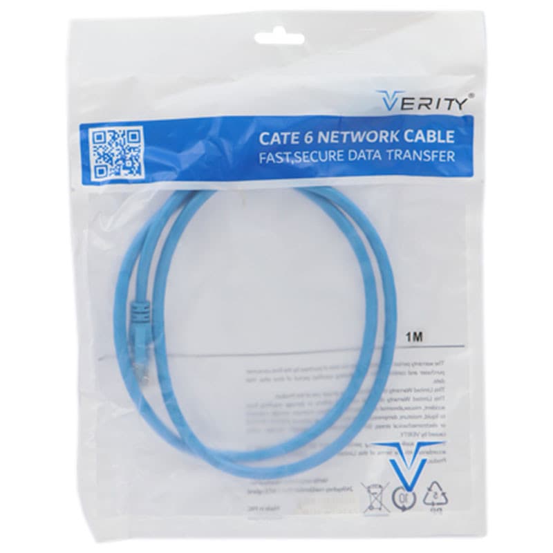کابل شبکه Cat6 وریتی مدل Blue — تصویر ۳