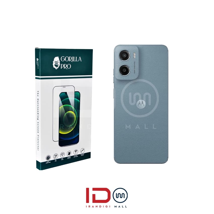 گلس و محافظ هیدروژلی (شفاف) بدنه گوشی موتورولا مدل Motorola E15 — تصویر ۳