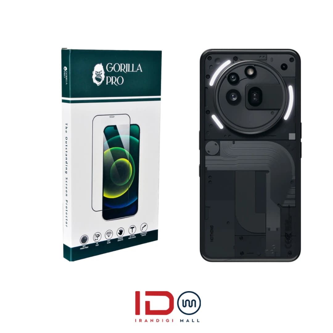 گلس و محافظ هیدروژلی (مات) بدنه گوشی ناتینگ فون مدل NOTHING PHONE 3 Pro