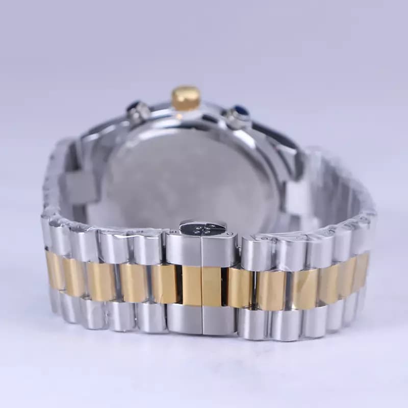 ساعت مچی سیتیزن مردانه فلزی نقره ای طلایی G 981/3 — تصویر ۴