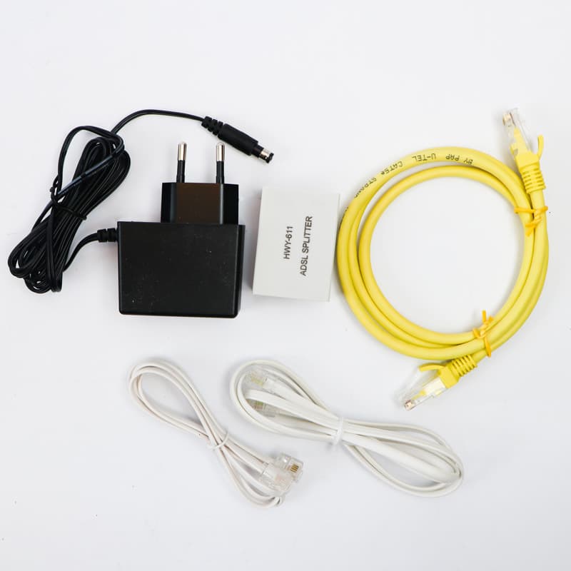 مودم روتر ۲ آنتن U.TELL A304 ADSL2+ 300Mbps — تصویر ۴