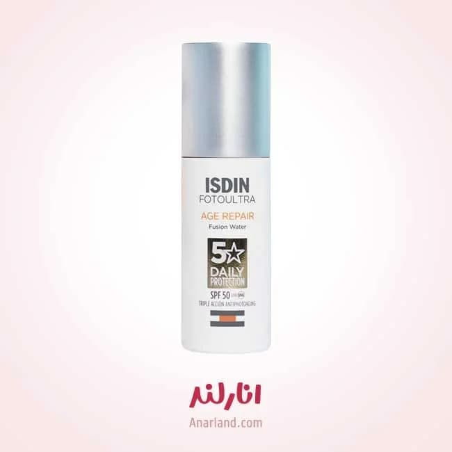 ضد آفتاب بی رنگ ایزدین اصل SPF 50 مدل PHOTOAGING ‌مناسب انواع پوست — تصویر ۲