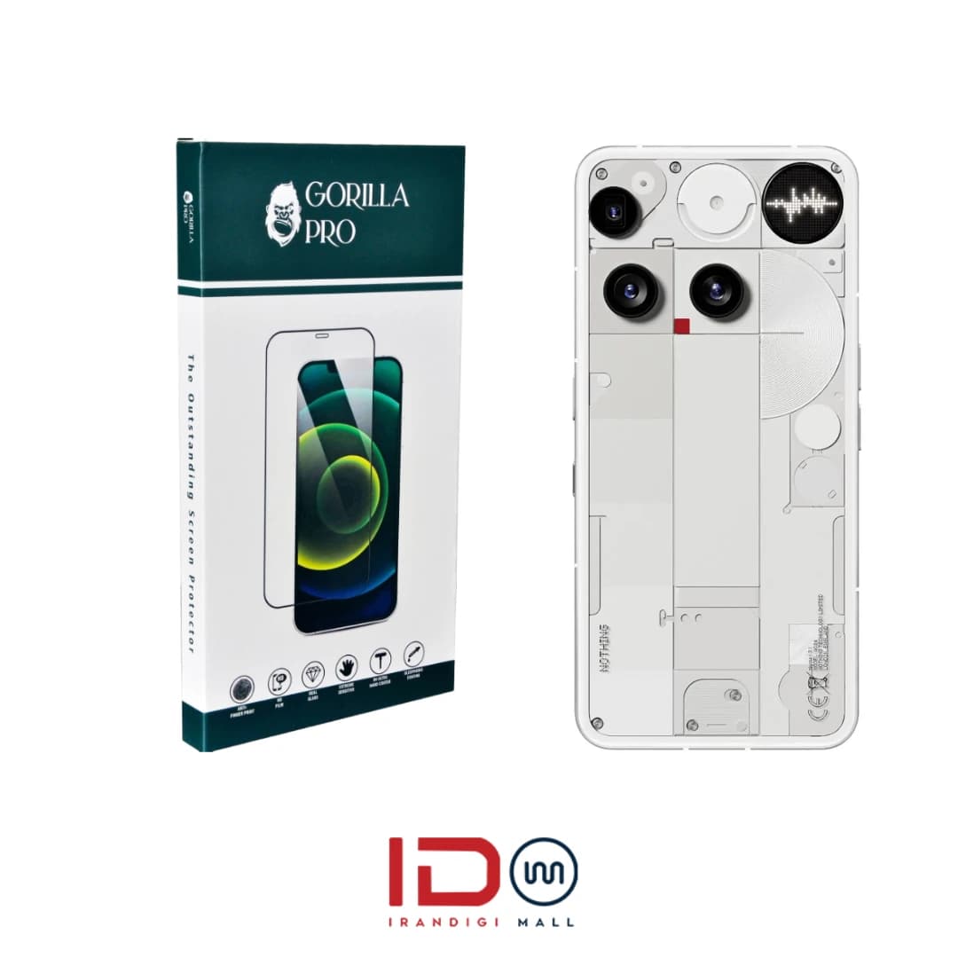 گلس و محافظ هیدروژلی (شفاف) بدنه گوشی ناتینگ فون مدل NOTHING PHONE 3