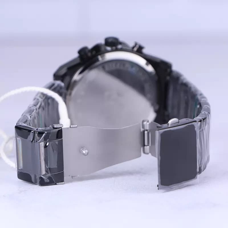 ساعت عقربه ای فروچی مردانه فلزی تمام مشکی FC03510/05 — تصویر ۳