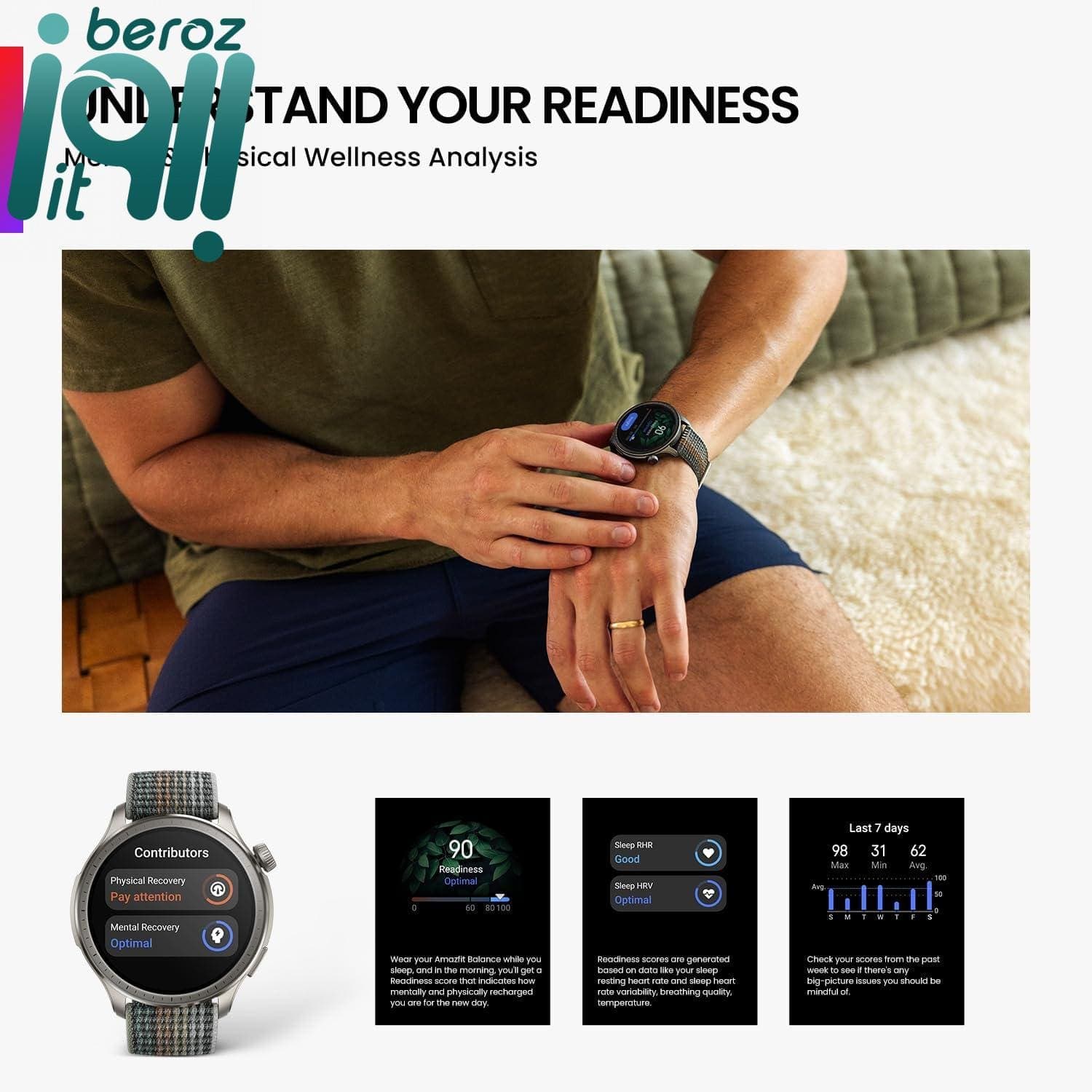 ساعت هوشمند شیائومی Amazfit Balance «اورجینال – ارسال 1 ساعت» — تصویر ۲