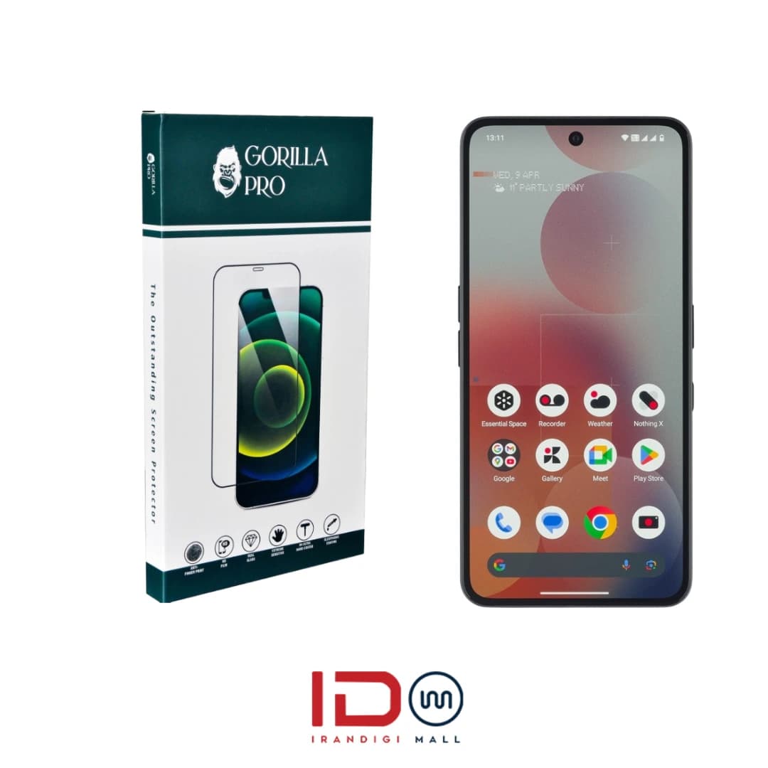 گلس و محافظ هیدروژلی (شفاف) نمایشگر گوشی ناتینگ فون مدل NOTHING PHONE 3A