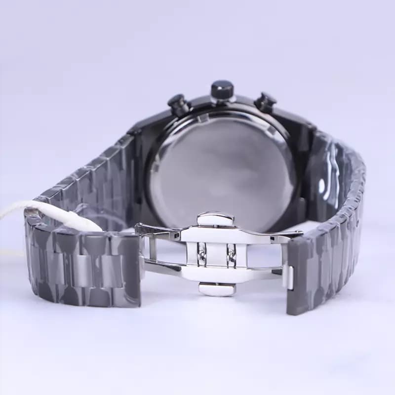 ساعت مچی فروچی مردانه فلزی دودی صفحه سبز FC 03503M/03 — تصویر ۳