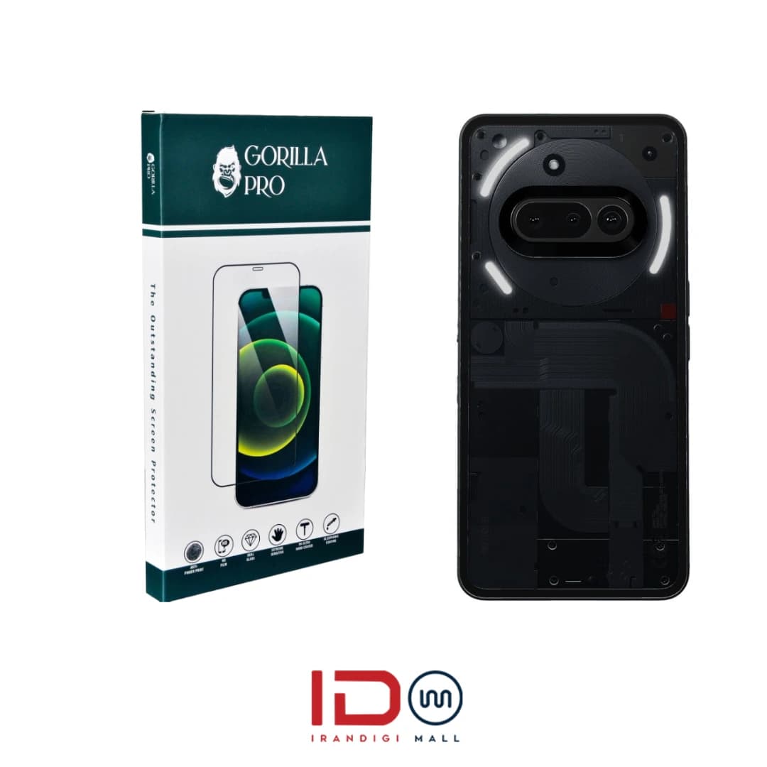 گلس و محافظ هیدروژلی (شفاف) بدنه گوشی ناتینگ فون مدل NOTHING PHONE 3A