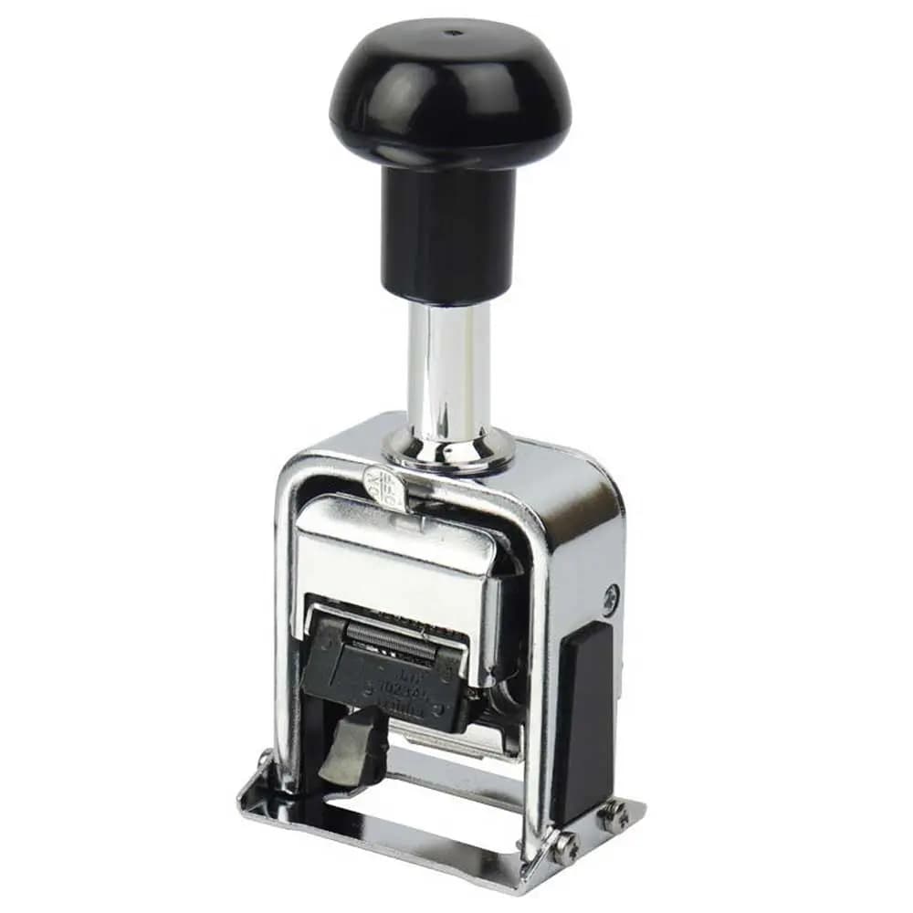 نمراتور 6 رقم (شماره زن دستی) مدل برایت آفیس کد 8606 — تصویر ۴