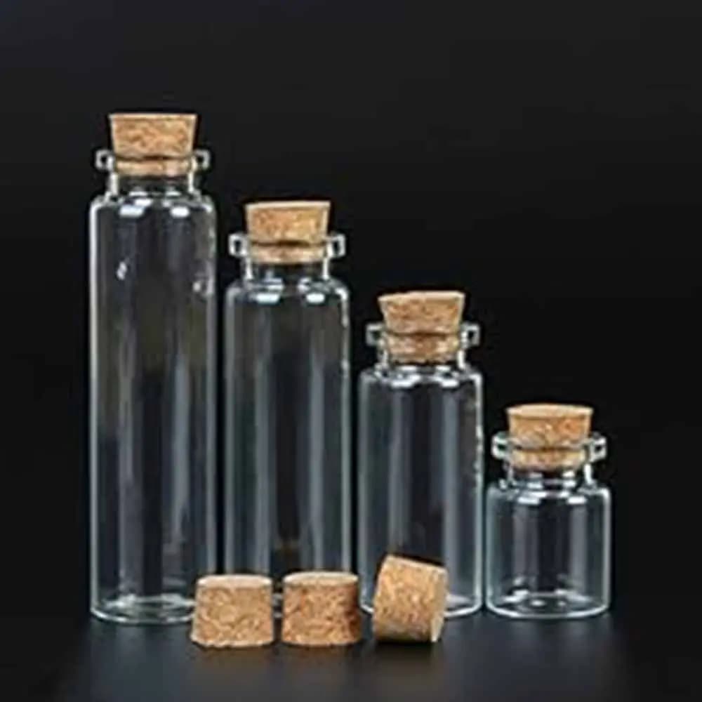 شیشه ویال (بطری شیشه ای) سایز بندی بسته 10 عددی — تصویر ۴
