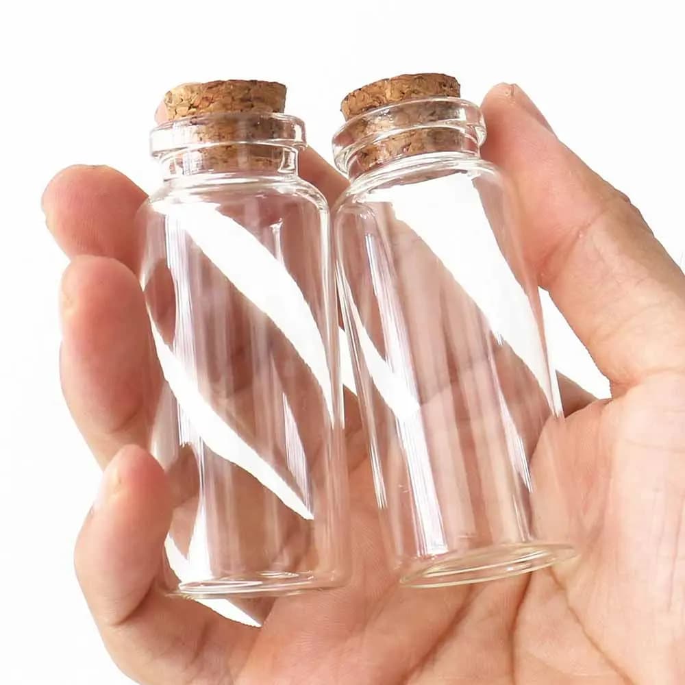شیشه ویال (بطری شیشه ای) سایز بندی بسته 10 عددی — تصویر ۶