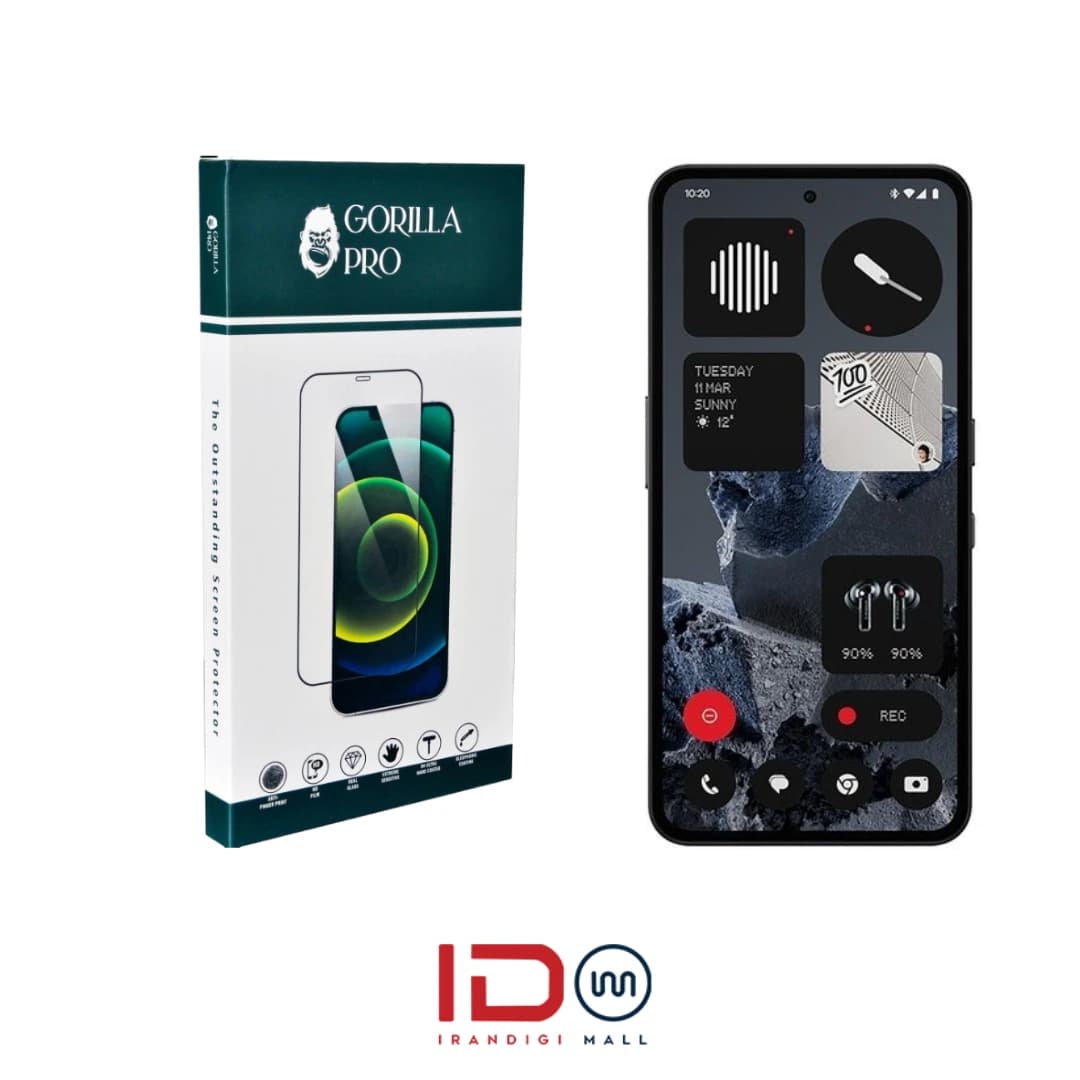 گلس و محافظ هیدروژلی (شفاف) بدنه و نمایشگر گوشی ناتینگ فون مدل Nothing CMF Phone 2 Pro