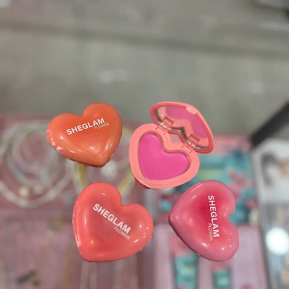 رژگونه قلبی کرمی شیگلم