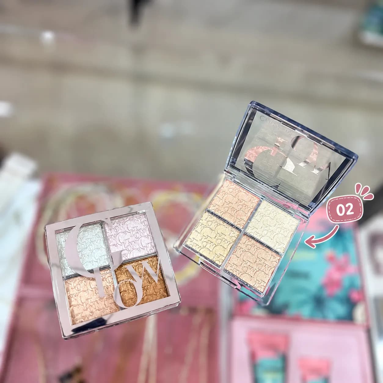 هایلایتر چهار رنگ دوپ دیور — تصویر ۶