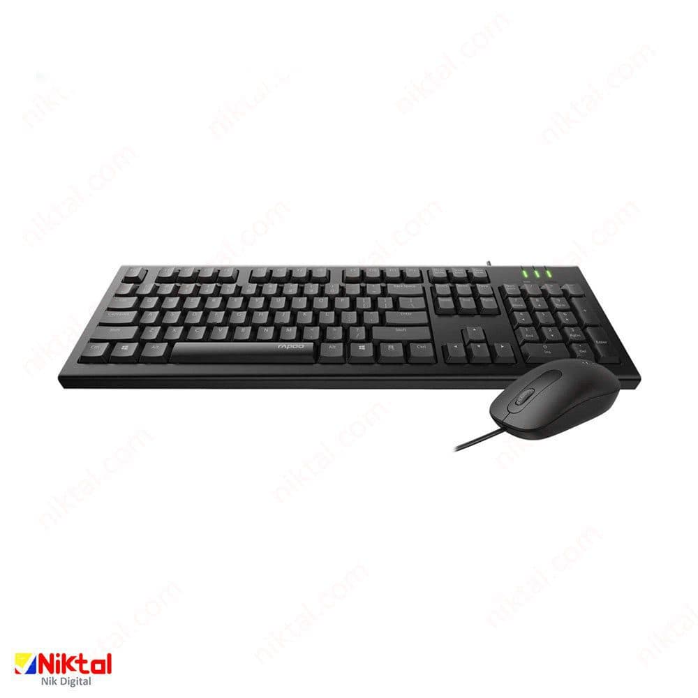 کیبورد و ماوس باسیم رپو مدل X120 PRO