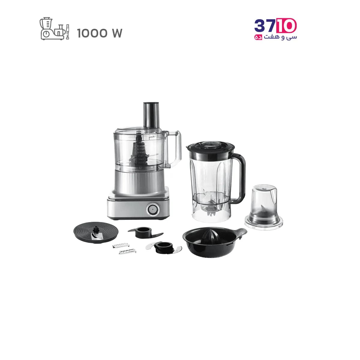 غذاساز چند کاره بنس BENESS مدل BF-M427K/G طوسی 1000 وات