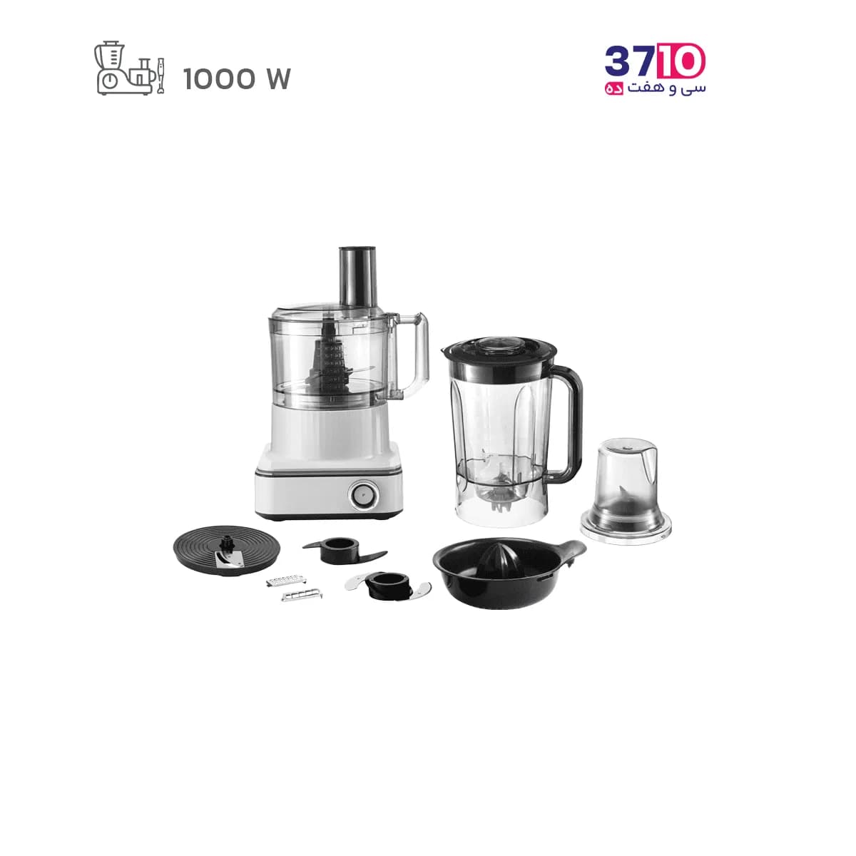 غذاساز چند کاره بنس BENESS مدل BF-M427K/G طوسی 1000 وات — تصویر ۹