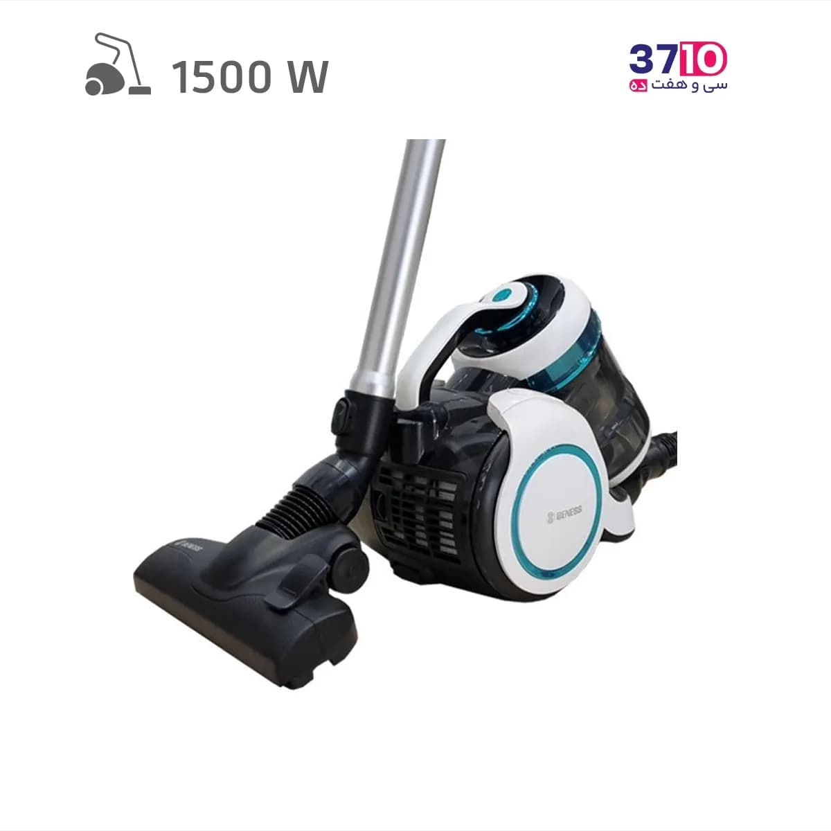جاروبرقی بنس BENESS مدل BV-N351 سفید مخزن دار 1500 وات — تصویر ۳