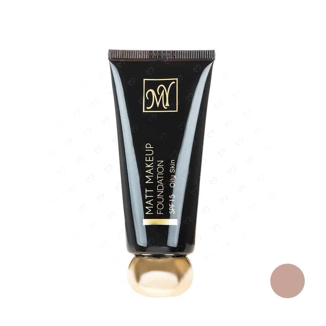 کرم پودر فاقد چربی مای سری Black Diamond مدل Matt Makeup شماره MF01 — تصویر ۴