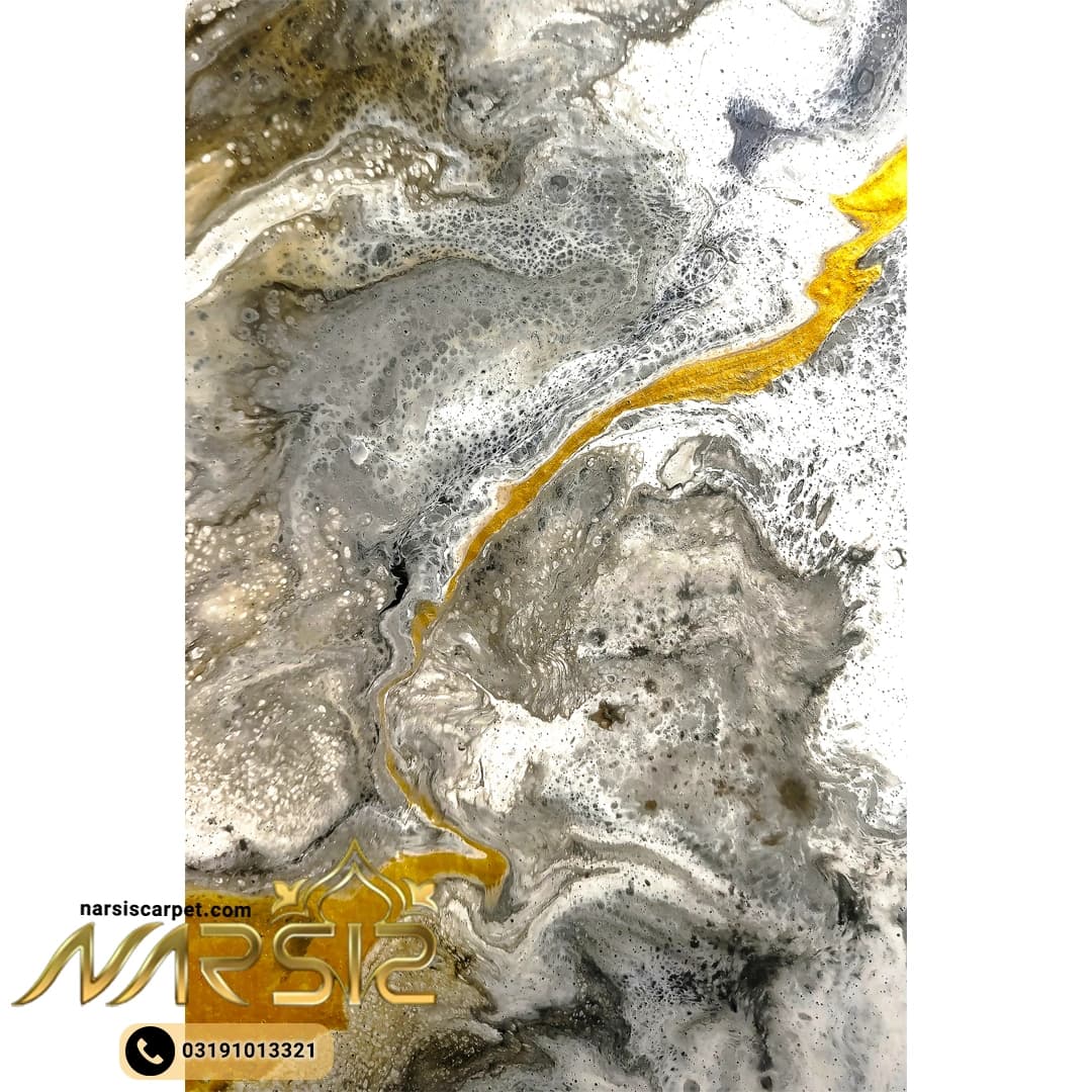 فرشینه پذیرایی طرح آرامش طوسی کد 8020