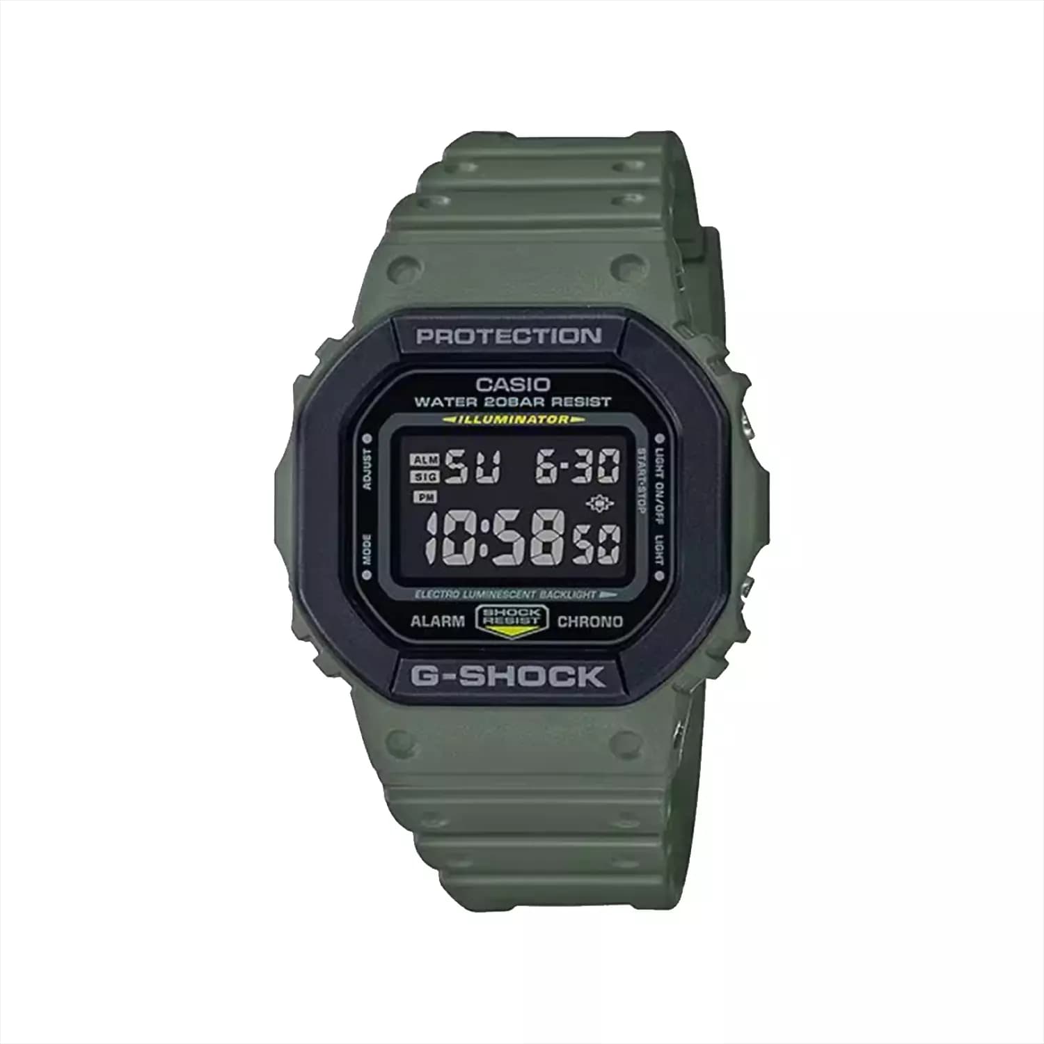 ساعت مچی مردانه کاسیو جی شاک مدل DW-5610SU-8 — تصویر ۱۲