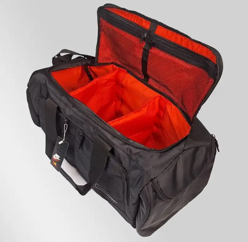 ساک ورزشی تفکیکی نایک کوله شو جنس دیبا ST-800