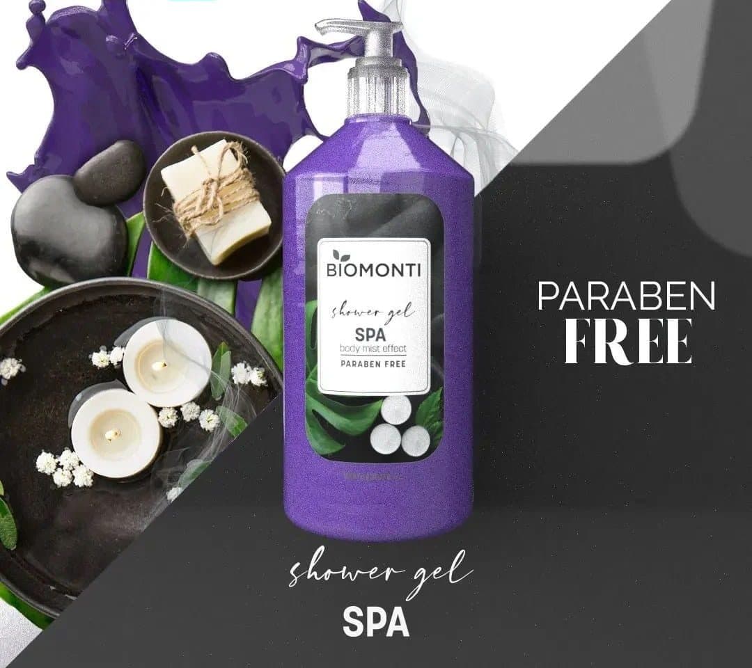 شامپو بدن بیومونتی فاقد سولفات و پارابن مدل SPA حجم 1000 میل