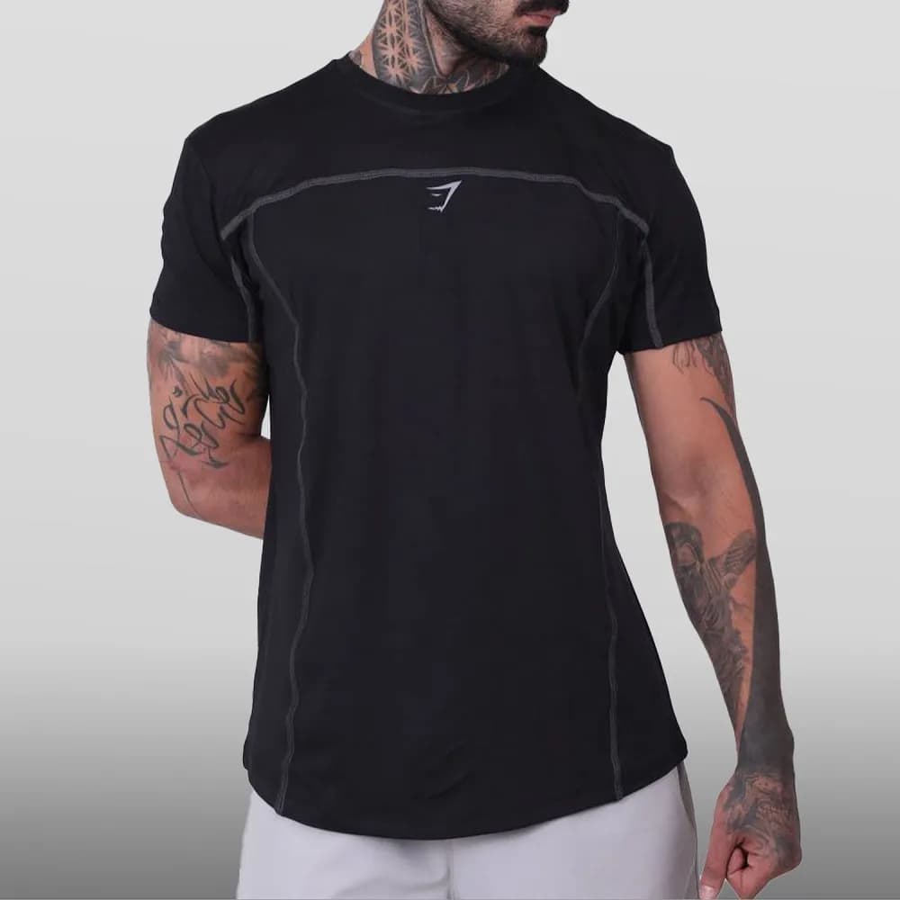 تیشرت ورزشی مردانه جیم شارک تمام کش TK-M97