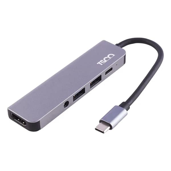 هاب 5 پورت Type-C تسکو THU 1160 با خروجی تصویر 4K و فناوری شارژ سریع PD — تصویر ۷