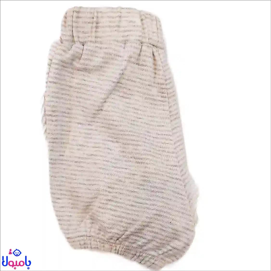 شورت پادار پنبه ای نوزاد نیلی سایز 3تا6ماه — تصویر ۴