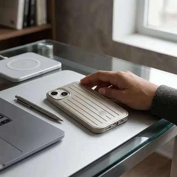 کاور مدل ریموا Rimowa مناسب برای گوشی موبایل اپل iPhone 13 — تصویر ۳