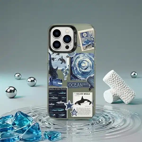 قاب سوکول طرح ocean مناسب برای گوشی اپل iPhone 13 Pro — تصویر ۳