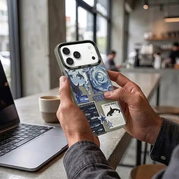 قاب سوکول طرح ocean مناسب برای گوشی اپل iPhone 17 Pro — تصویر ۳