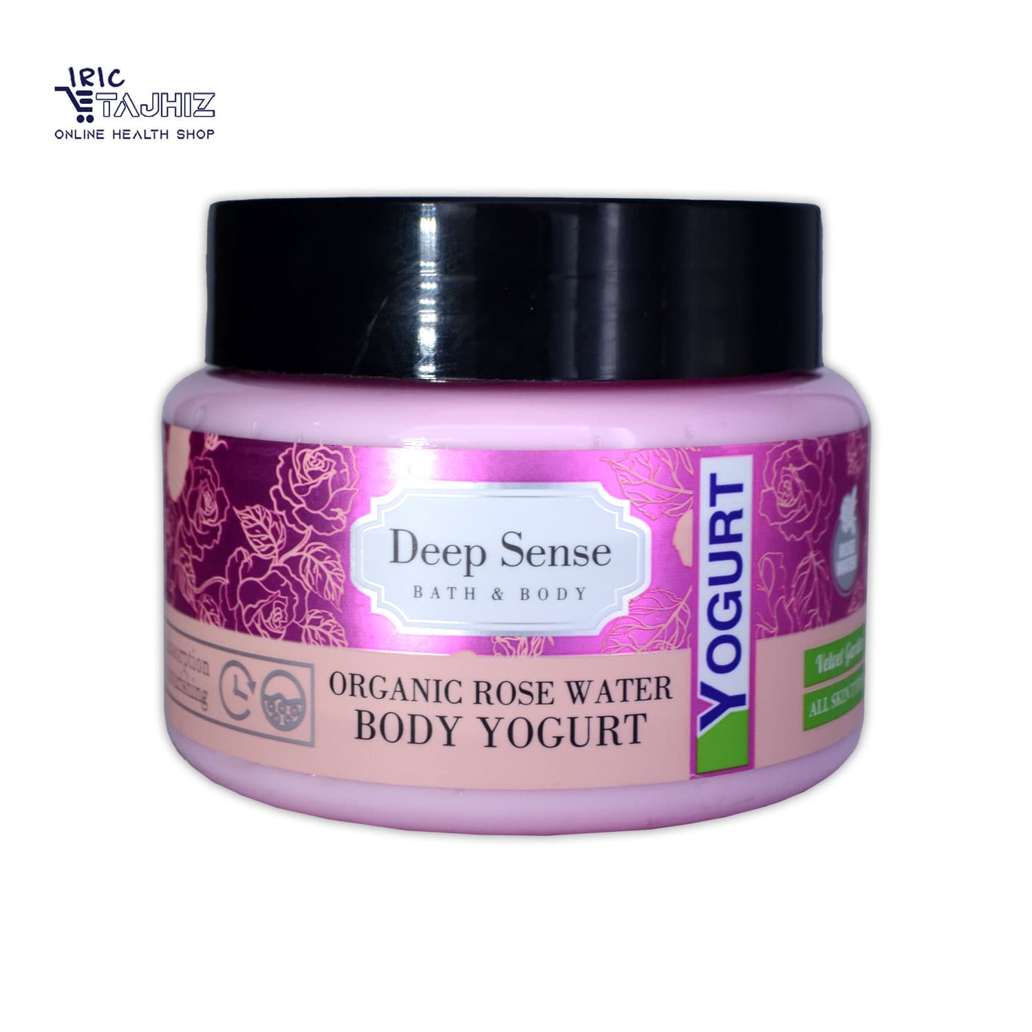 کرم ژل آبرسان بدن گلاب دیپ سنس Deep Sens حجم 250 میلی لیتر