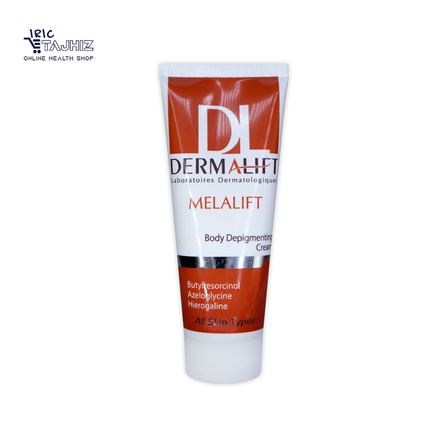 کرم روشن کننده بدن ملالیفت درمالیفت DERMALIFT حجم 75 میلی لیتر