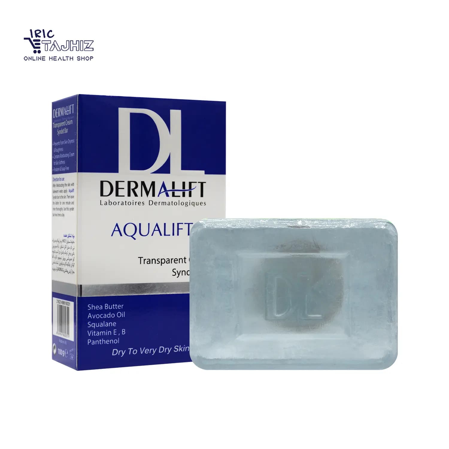 پن کرمدار مرطوب کننده پوست خشک آکوالیفت درمالیفت DERMALIFT وزن 100 گرم