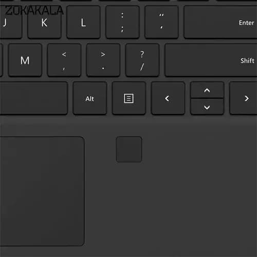 کیبورد تبلت مایکروسافت مدل Type Cover With FingerPrint ID مناسب برای تبلت مایکروسافت Surface Pro با حسگر اثر انگشت و نور پسزمینه — تصویر ۳