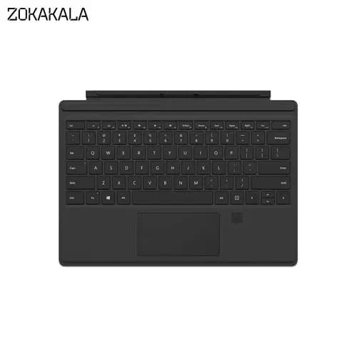 کیبورد تبلت مایکروسافت مدل Type Cover With FingerPrint ID مناسب برای تبلت مایکروسافت Surface Pro با حسگر اثر انگشت و نور پس‌زمینه
